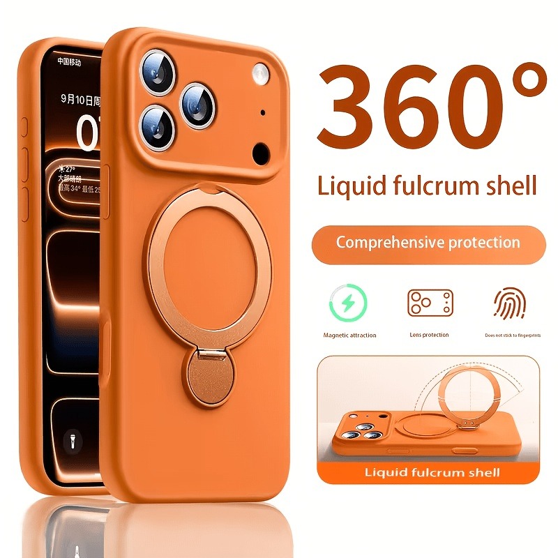 Magnetic Charging Stand - Capa de Silicone Líquido Magnética 360
