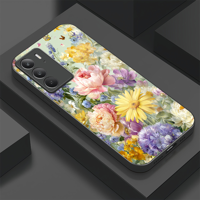 Realme C67 - Capa de telefone de vidro temperado