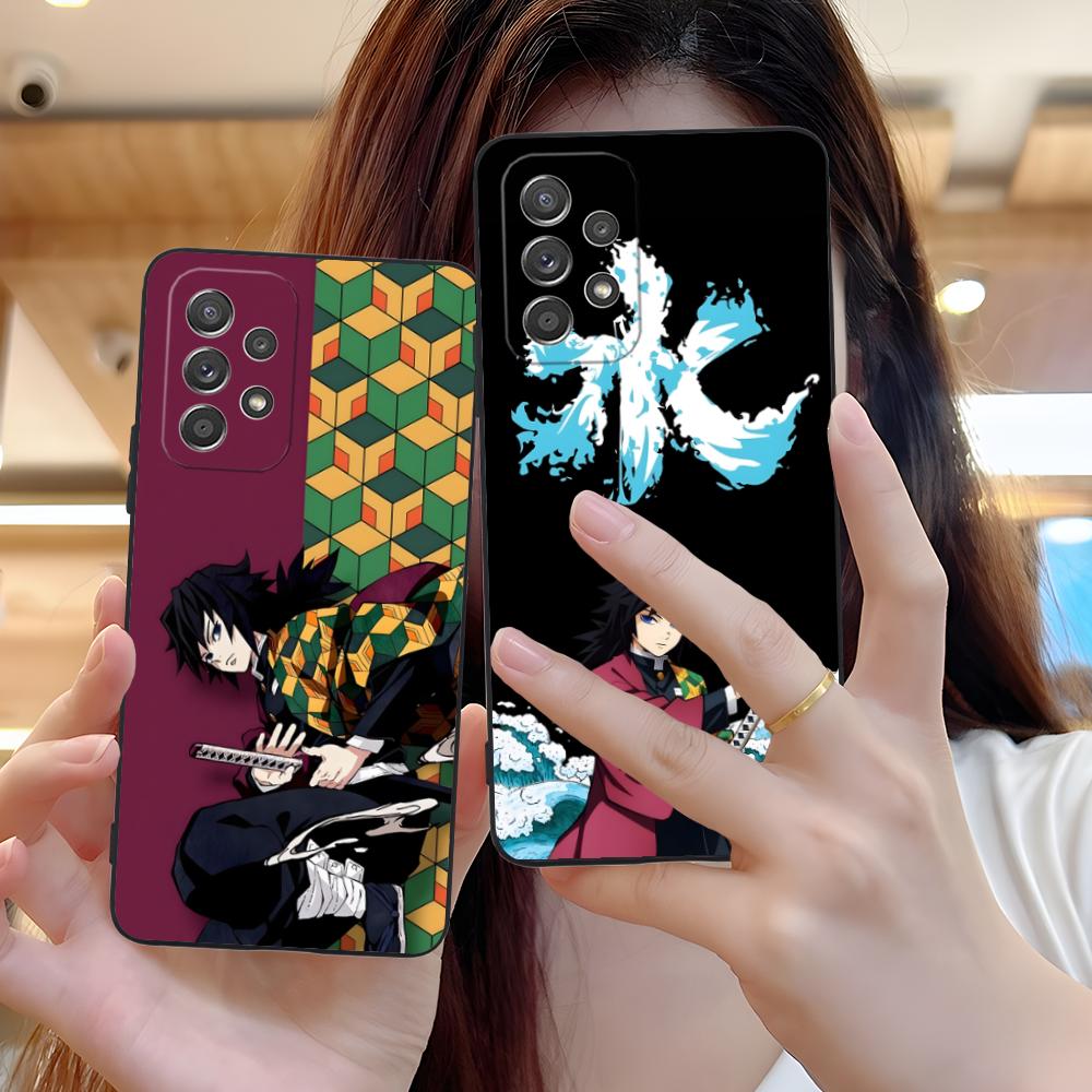 Samsung Galaxy A55 - Capa de telefone Demon Slayer Giyu