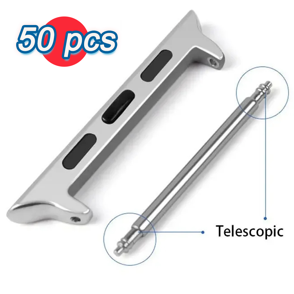 Watch Band Connector - Conector de metal 50 peças 22mm