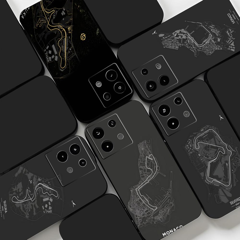 Xiaomi Redmi Note 13 - F1 pista de corrida impressão caso
