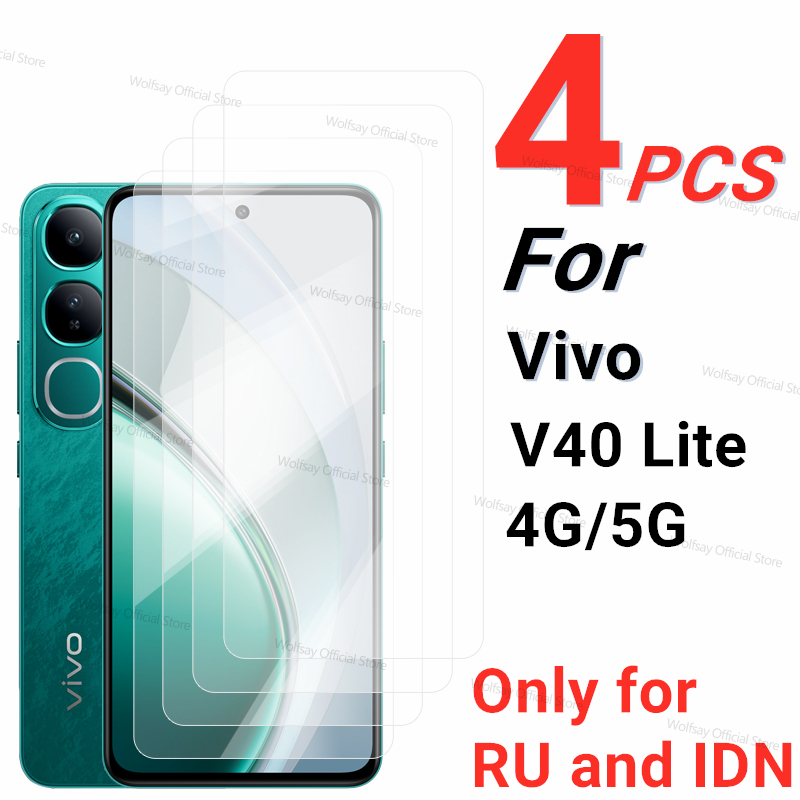 Vivo V40 - 2/4 pçs protetor de tela para