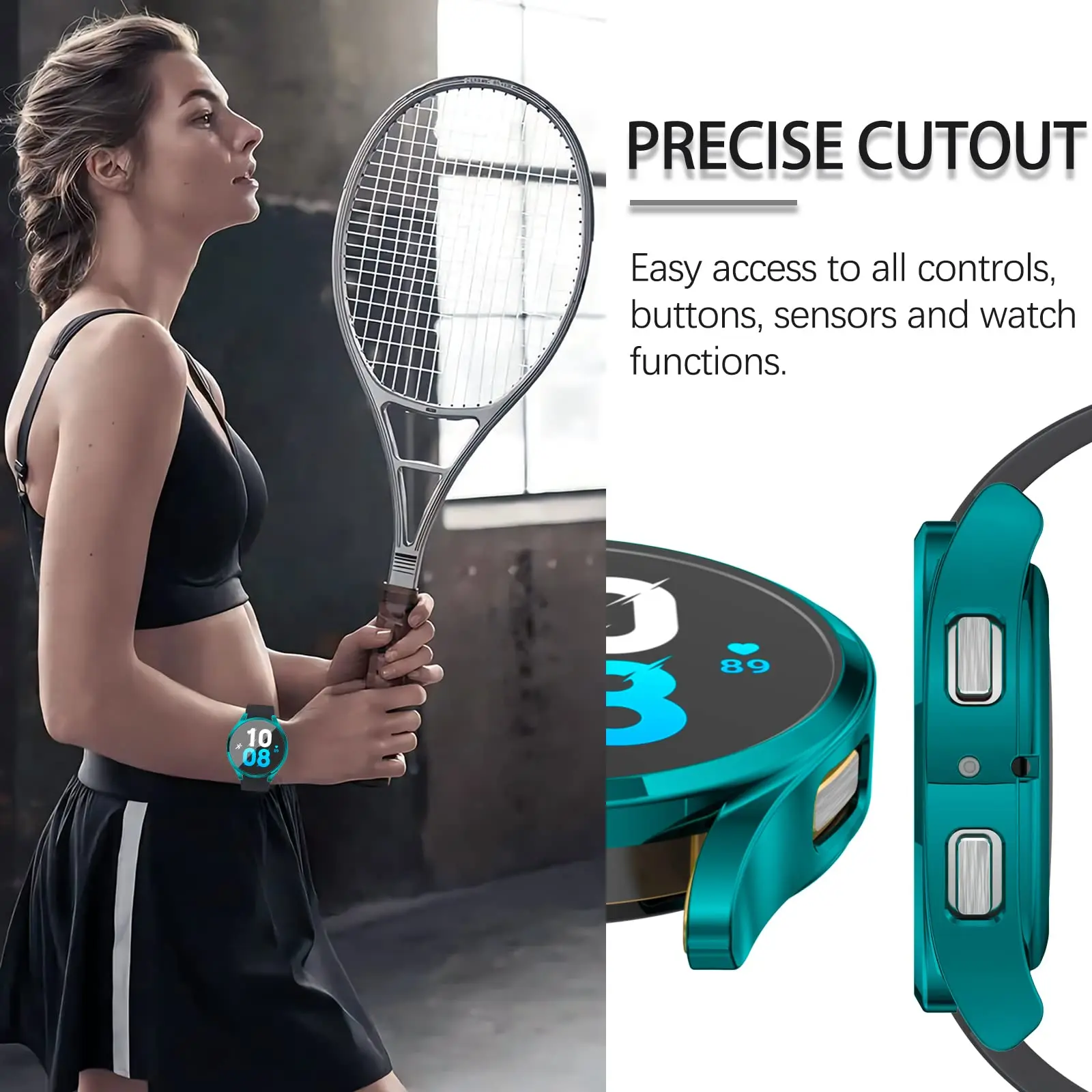 Capa para samsung galaxy watch - Accessories For Galaxy Watch 5 avaliação e preço