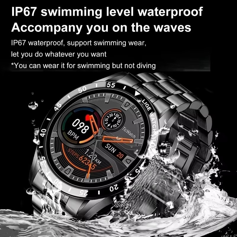Lige nova chamada bluetooth re - Smartwatch Store avaliação e preço