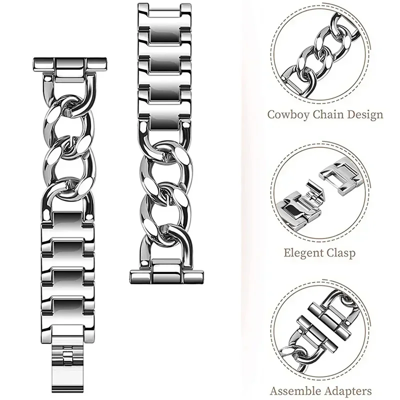 Capa brilhante + pulseira para - Accessories For Galaxy Watch 5 avaliação e preço