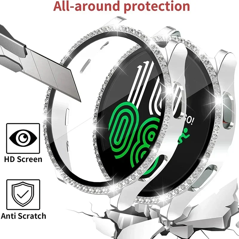 Capa brilhante + pulseira para - Accessories For Galaxy Watch 5 avaliação e preço