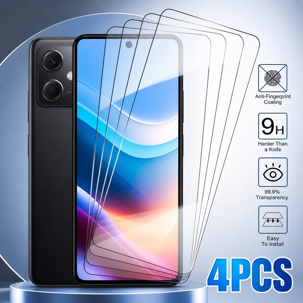 4PCS Vidro Temperado Para Real - Realme C67 avaliação e preço