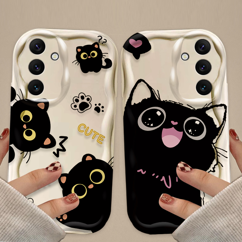 Bonito olhos grandes gato pret - Samsung Galaxy A55 avaliação e preço